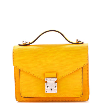 Louis Vuitton Monceau Handbag Epi Leather BB