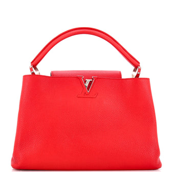 Louis Vuitton Capucines Bag Leather MM