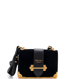 Prada Cahier Crossbody Bag Velvet Small