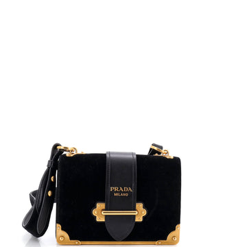 Prada Cahier Crossbody Bag Velvet Small