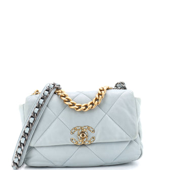 Chanel 19 Flap Bag Quilted Leather Medium