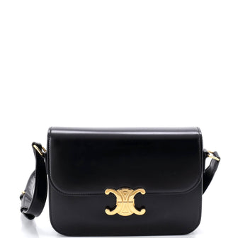 Celine Triomphe Shoulder Bag Smooth Calfskin Medium