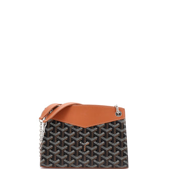 Goyard Structured Rouette Chain Shoulder Bag Coated Canvas Mini