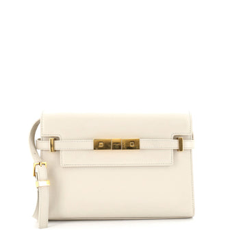 Saint Laurent Manhattan Shoulder Bag Leather Small