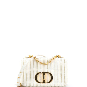 Christian Dior Caro Bag Macrocannage Tweed Small
