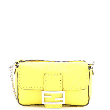 Fendi Selleria Baguette NM Bag Leather Mini