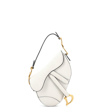 Christian Dior Saddle Handbag Leather Mini