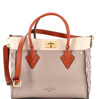 Louis Vuitton On My Side Tote Monogram Tuffetage Leather MM