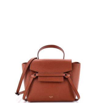 Celine Belt Bag Textured Leather Nano