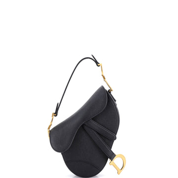 Christian Dior Saddle Handbag Leather Mini