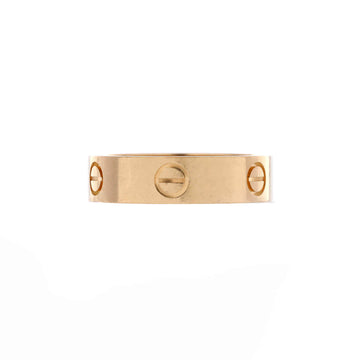 Cartier Love Band Ring 18K Yellow Gold