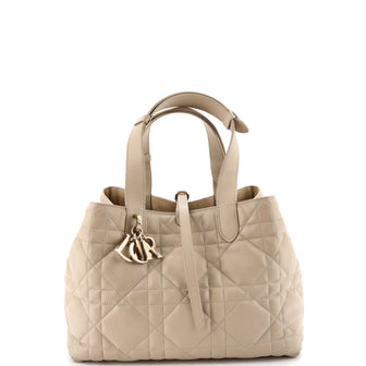 Christian Dior Toujours Tote Bag Macrocannage Quilt Calfskin Medium