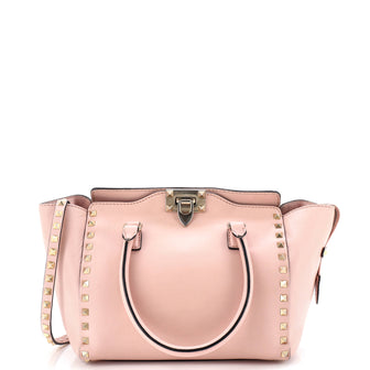 Valentino Garavani Rockstud Tote Rigid Leather Small