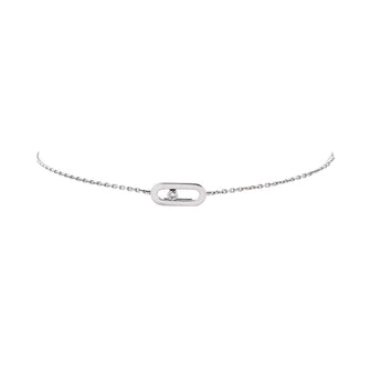 Messika Care(s) Chain Bracelet 18K White Gold with Diamond
