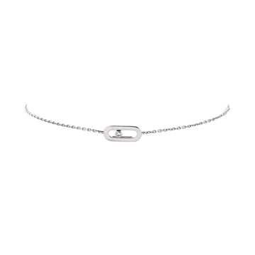 Messika Care(s) Chain Bracelet 18K White Gold with Diamond