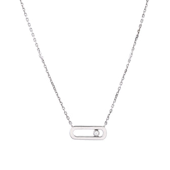 Messika Move Uno Necklace 18K White Gold with Diamonds