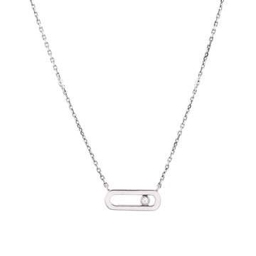 Messika Move Uno Necklace 18K White Gold with Diamonds