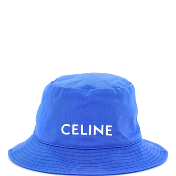 Logo Bucket Hat Embroidered Cotton