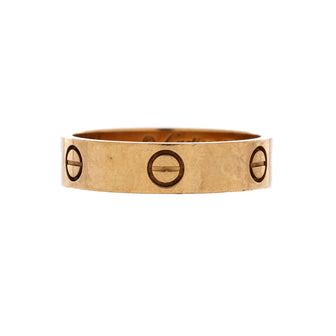 Cartier Love Band Ring 18K Yellow Gold