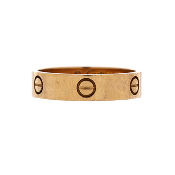 Cartier Love Band Ring 18K Yellow Gold