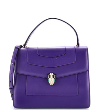 Bvlgari Serpenti Forever Top Handle Bag Leather Medium