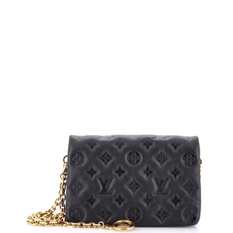 Louis Vuitton Coussin Pochette Monogram Embossed Lambskin