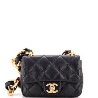 Chanel Funky Town Flap Bag Quilted Lambskin Mini