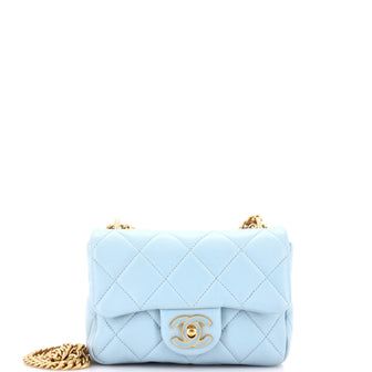 Chanel Pending CC Square Flap Bag Quilted Lambskin Mini