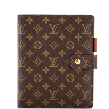 Louis Vuitton Ring Agenda Cover Monogram Canvas GM