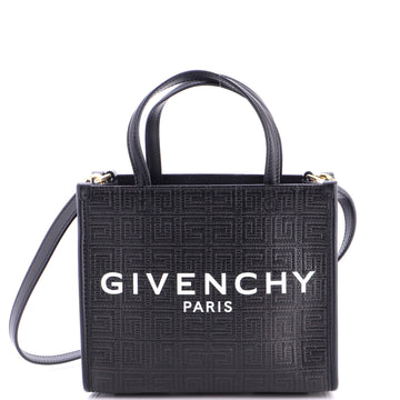 Givenchy G-Tote 4G Embossed Coated Canvas Mini