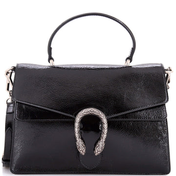 Gucci Dionysus Convertible Top Handle Bag Patent Medium