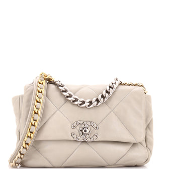 Chanel 19 Flap Bag Quilted Leather Medium