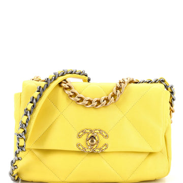 Chanel 19 Flap Bag Quilted Leather Medium