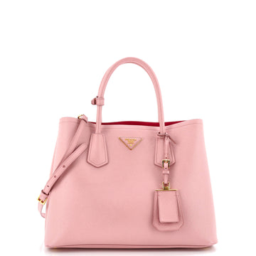 Prada Cuir Double Tote Saffiano Leather Medium