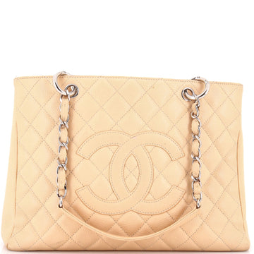 Chanel Grand Shopping Tote Quilted Caviar