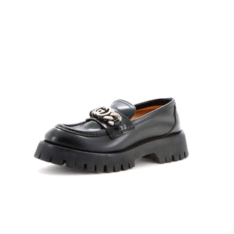 Gucci Women's Interlocking G Jeanne Loafers Leather