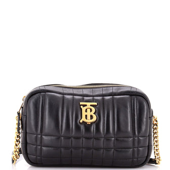 Burberry Lola Camera Bag Quilted Leather Small