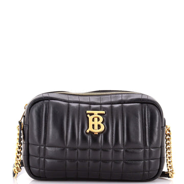 Burberry Lola Camera Bag Quilted Leather Small