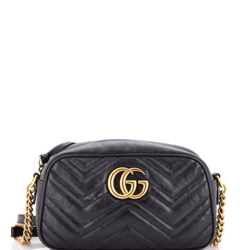 Gucci GG Marmont Shoulder Bag Matelasse Leather Small