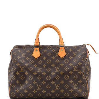 Louis Vuitton Speedy Handbag Monogram Canvas 35