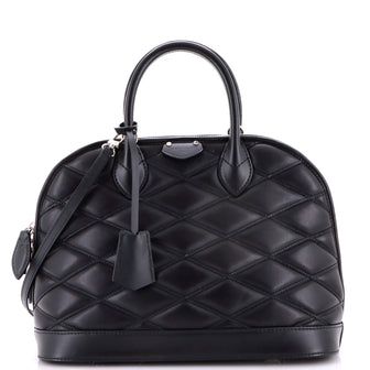 Louis Vuitton Alma Handbag Malletage Leather PM