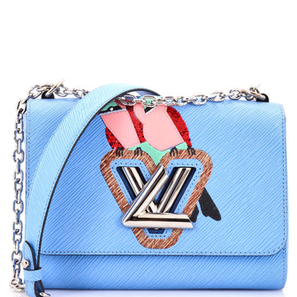 Louis Vuitton Twist Handbag Bird Motif Epi Leather MM