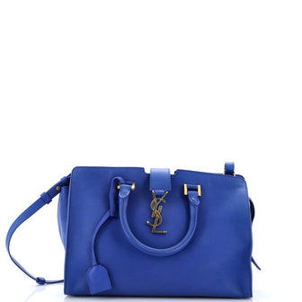 Saint Laurent Monogram Cabas Leather Small