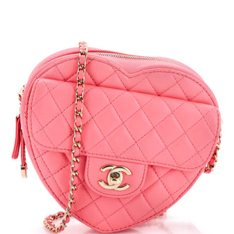 Chanel CC in Love Heart Bag Quilted Lambskin