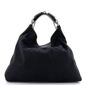 Gucci Horsebit Hobo GG Canvas Large
