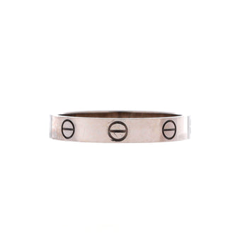 Cartier Love Wedding Band Ring 18K White Gold
