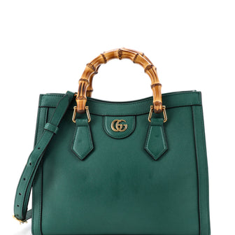 Gucci Diana NM Bamboo Handle Tote Leather Small