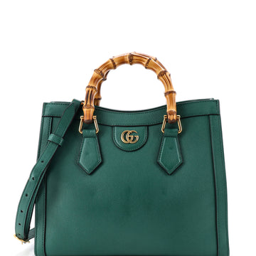 Gucci Diana NM Bamboo Handle Tote Leather Small