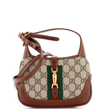 Gucci Jackie 1961 Hobo GG Coated Canvas Mini