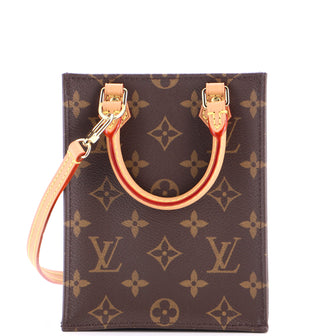 Louis Vuitton Petit Sac Plat Bag Monogram Canvas
